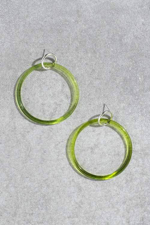 Amy earrings - spring green