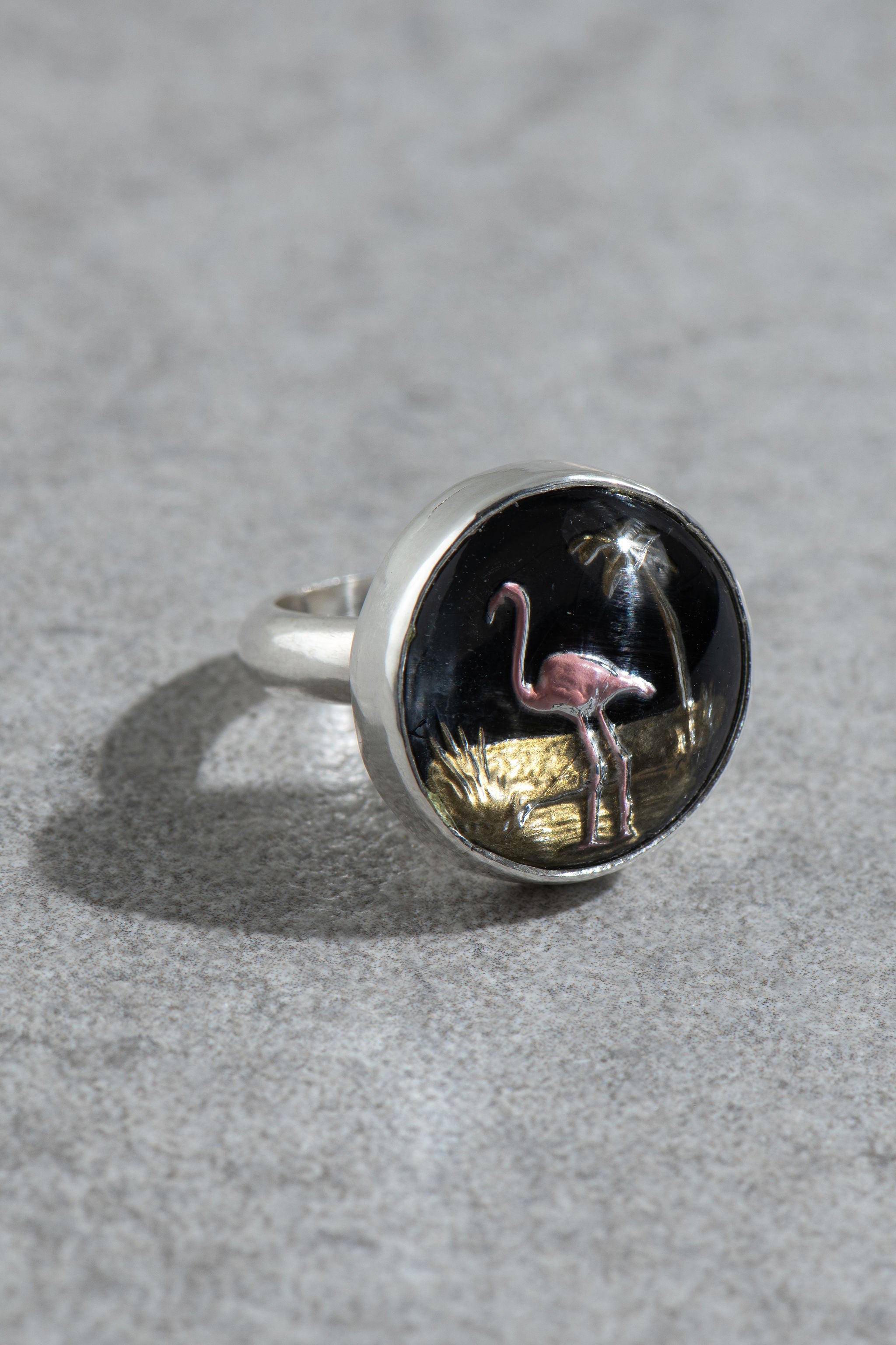 Flamingo ring