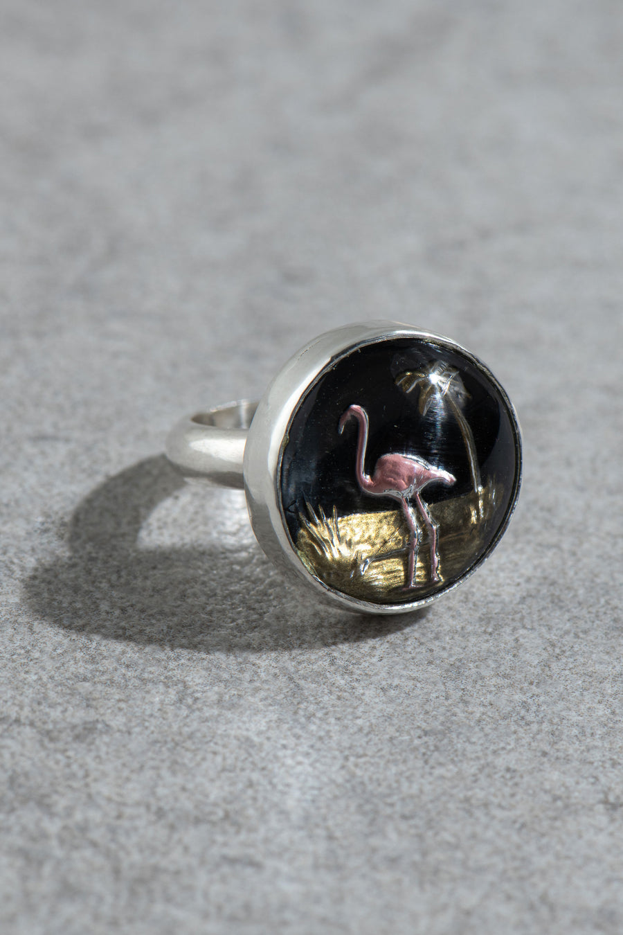 Flamingo ring