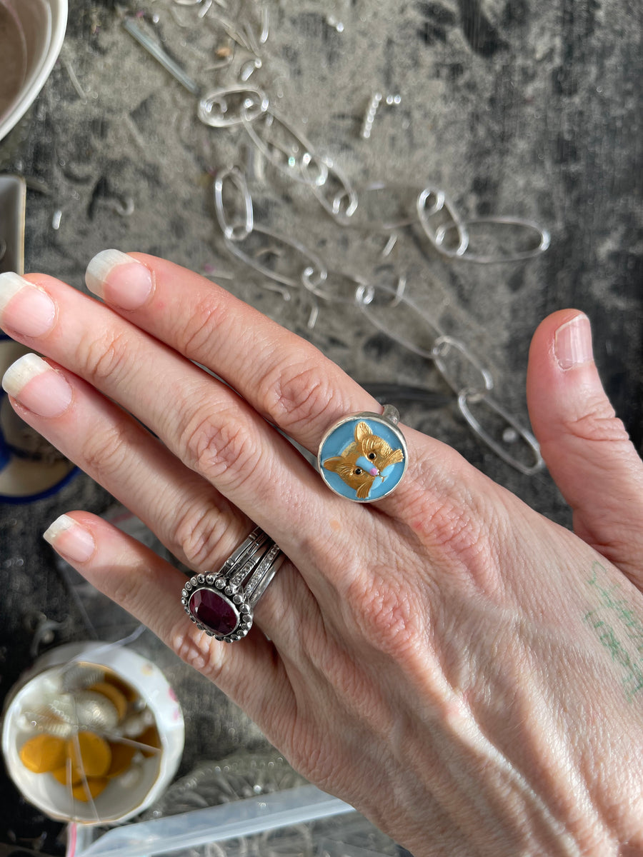 MENAGERIE // 7 - kitty ring
