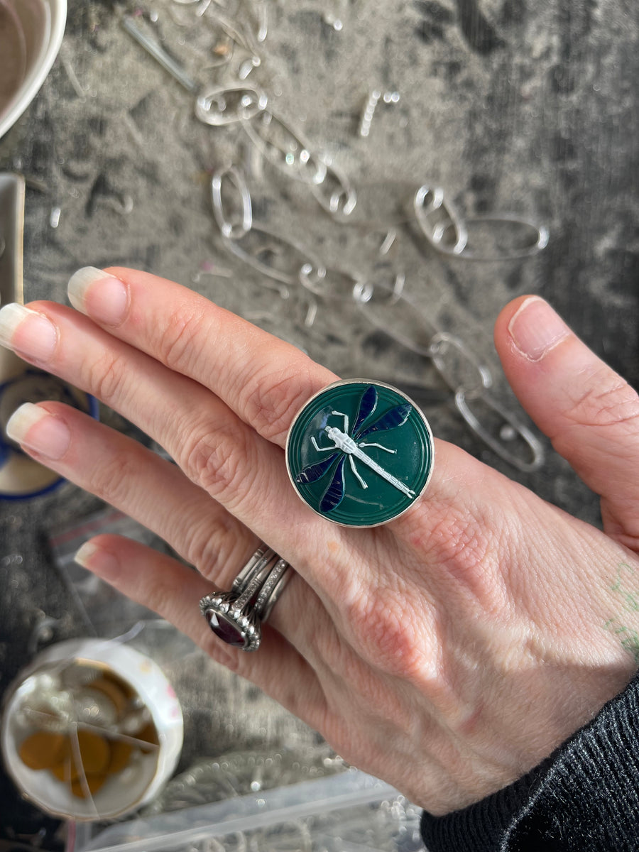 MENAGERIE // 5 - dragonfly ring