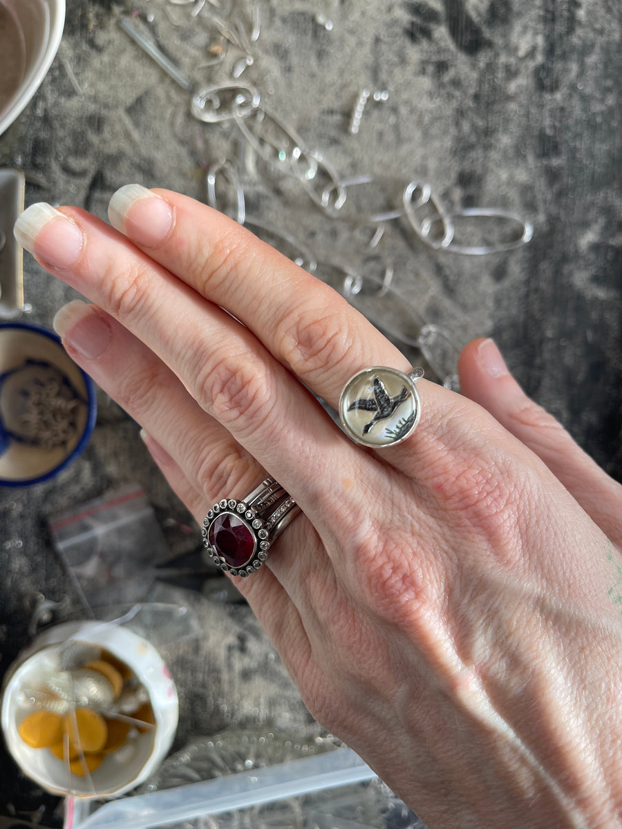 MENAGERIE // 4 - duck ring