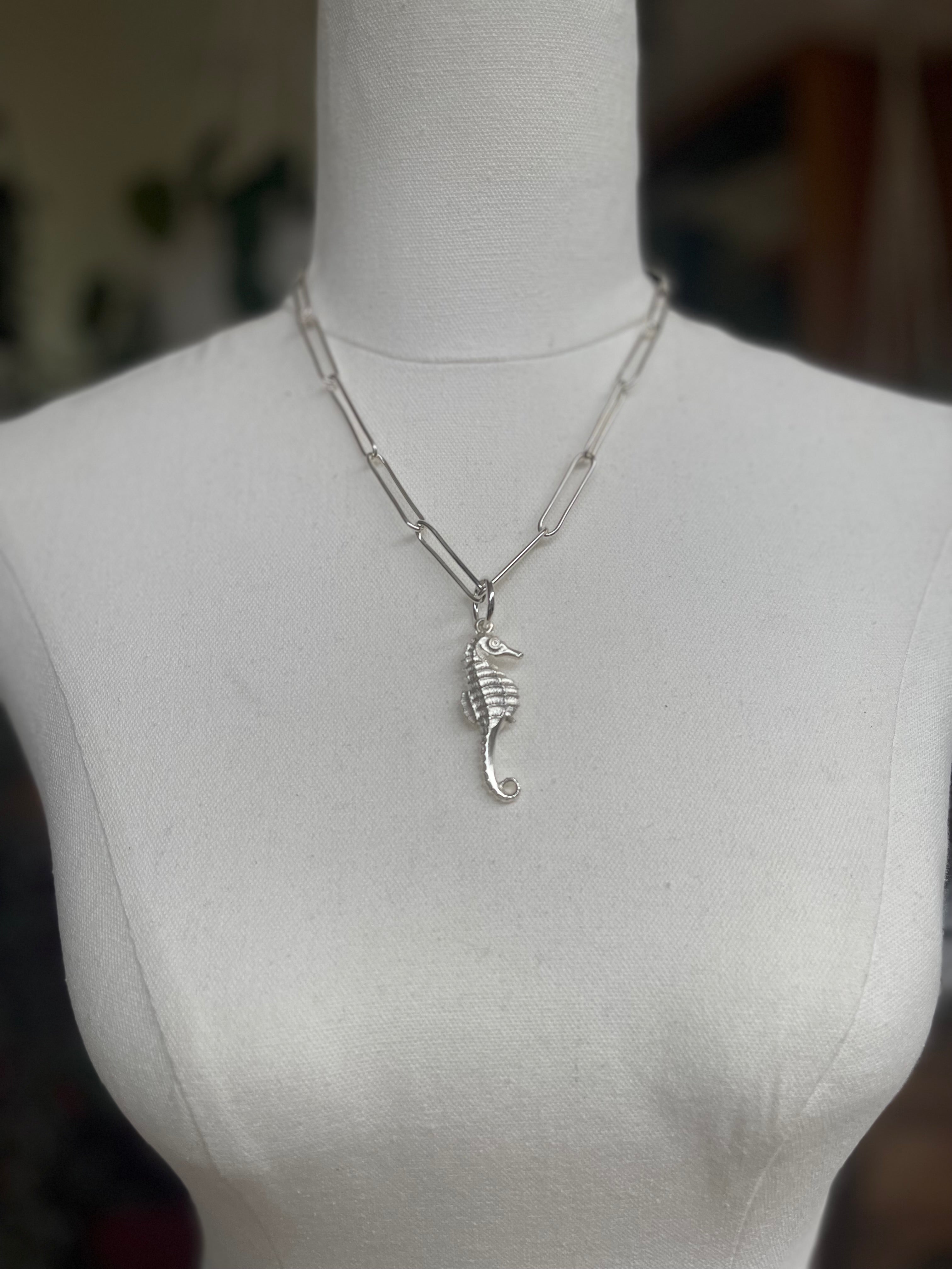 Emotional Support Seahorse pendant