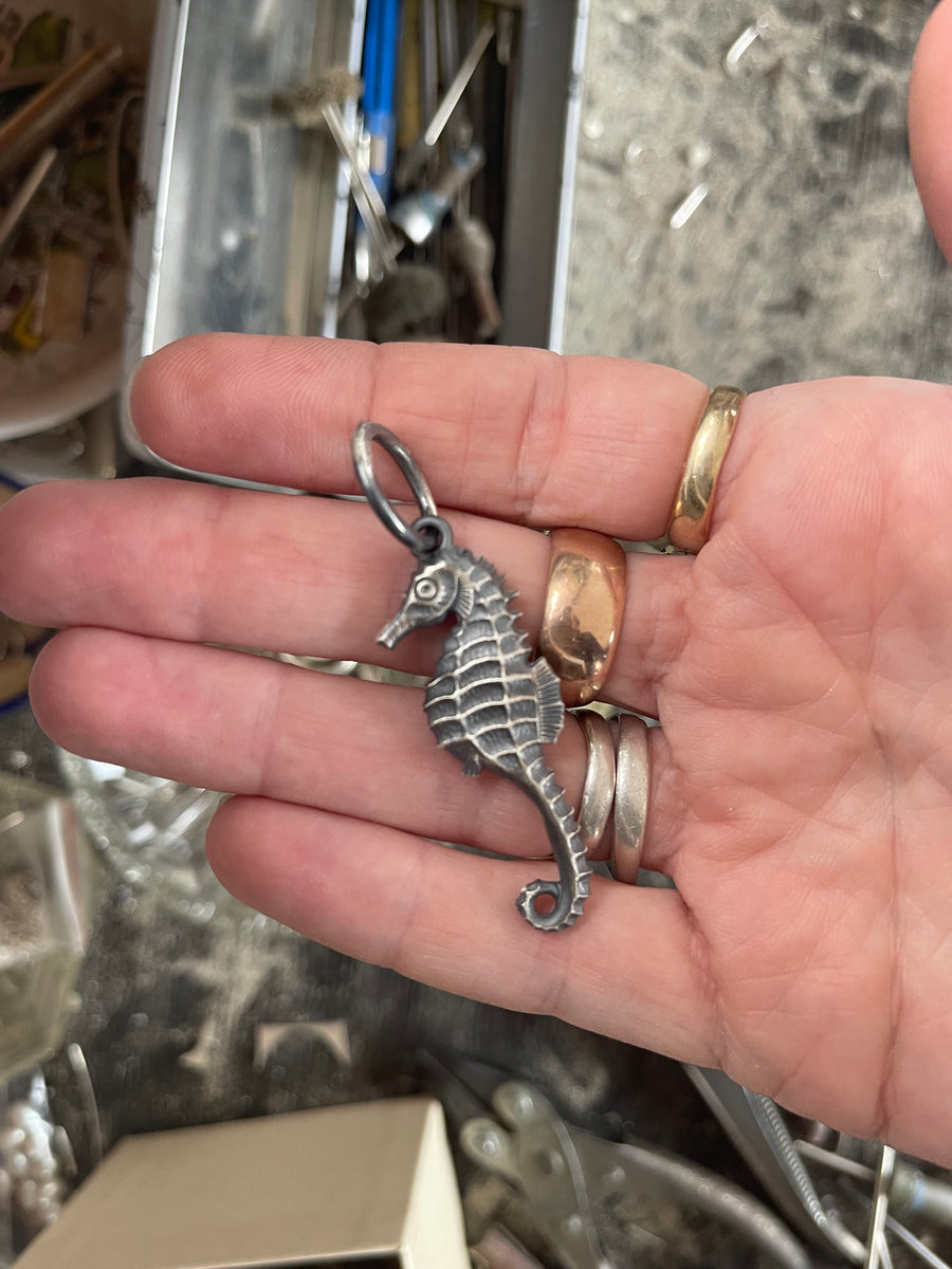 Emotional Support Seahorse pendant