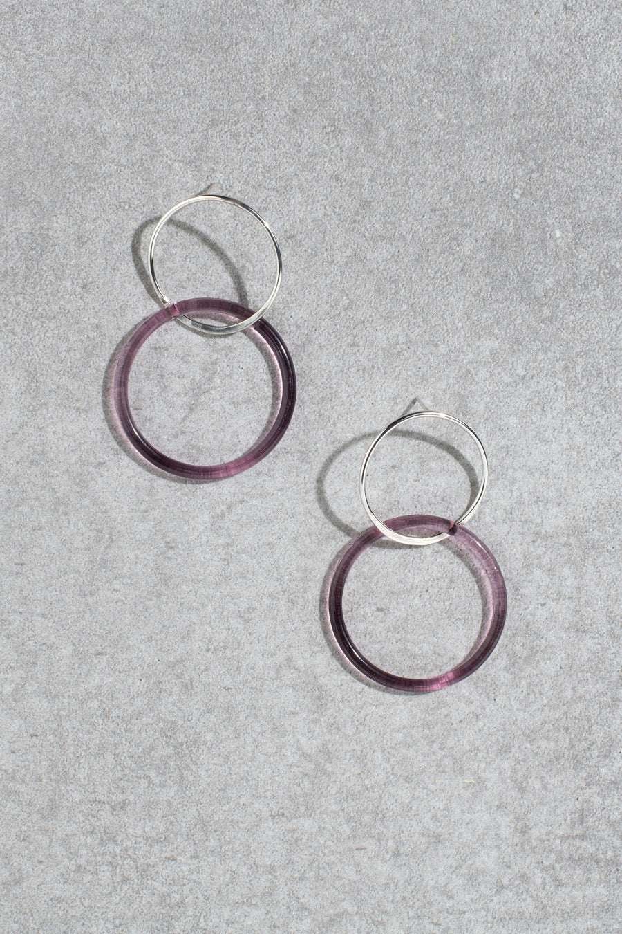 Belinda earrings - purple