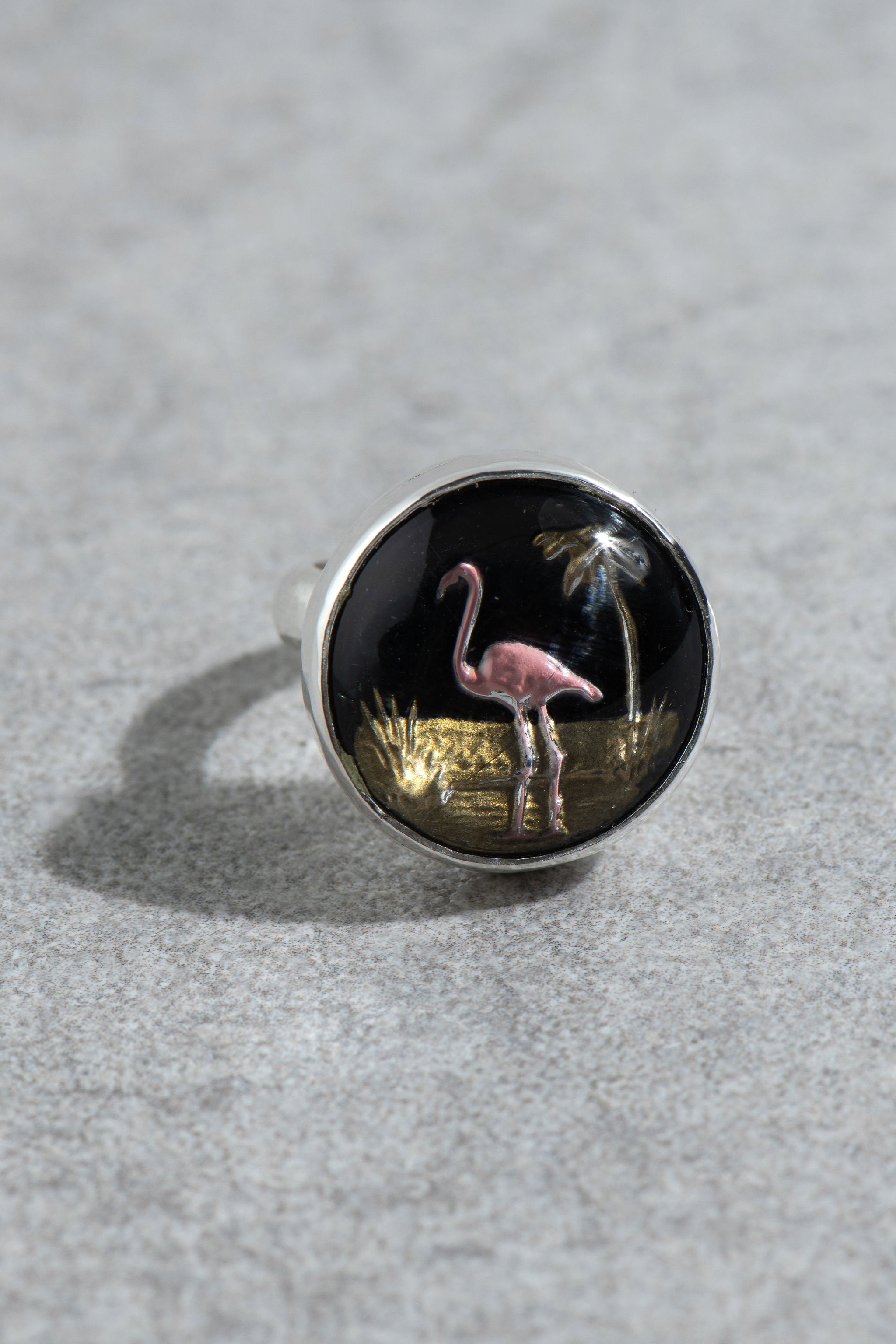 Flamingo ring