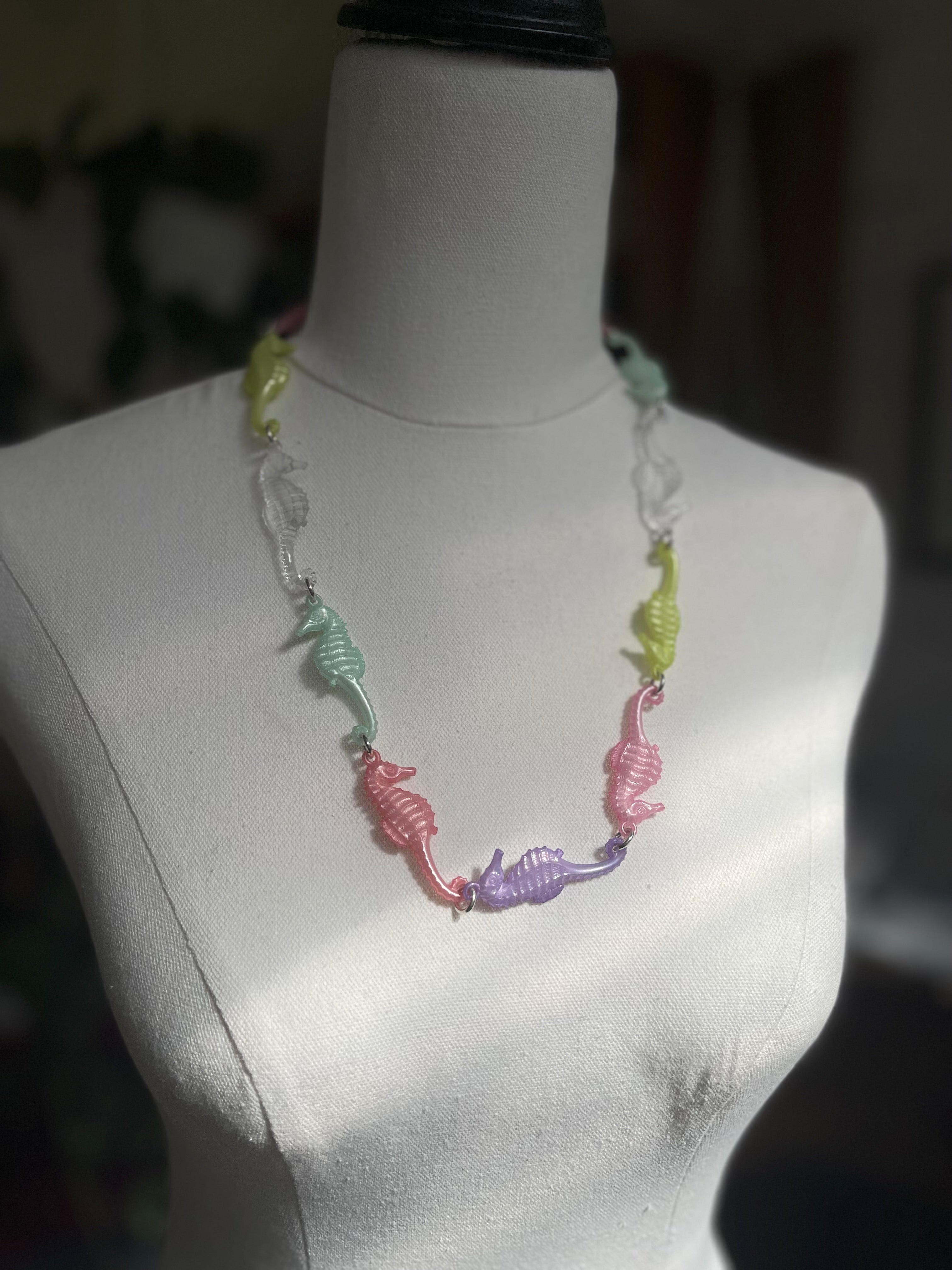 Emotional Support Seahorse necklace