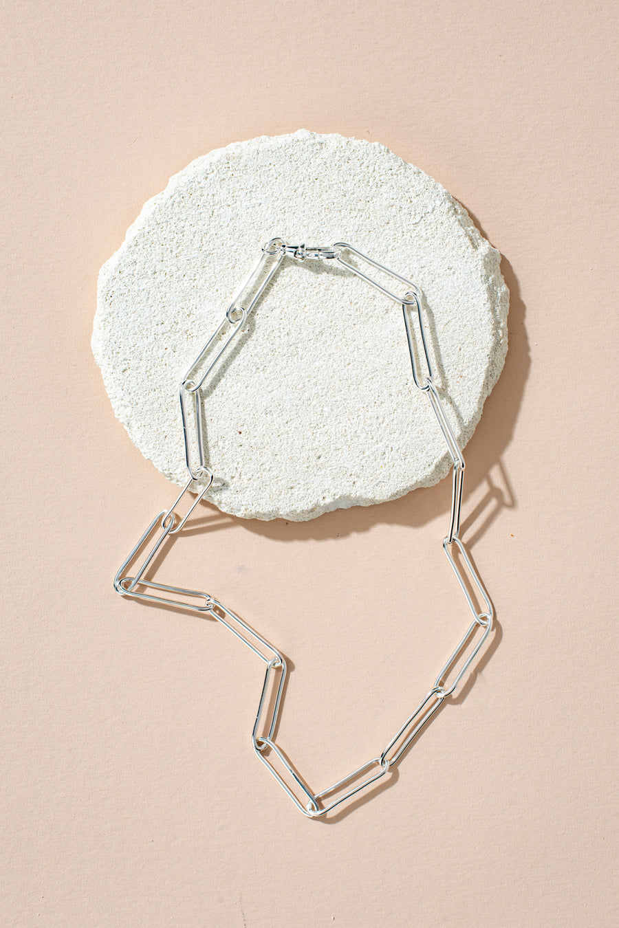 Trombone link handmade necklace chain